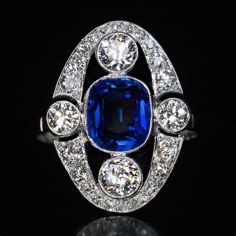 Sapphire Engagement Rings - Antique Jewelry | Vintage Rings | Faberge EggsAntique Jewelry ...