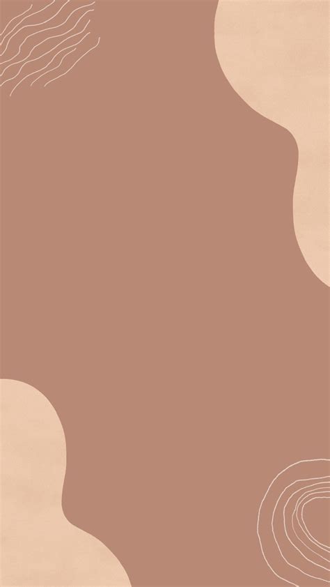 Pastel Aesthetic Brown Background Desktop - Abstract painting wallpaper ...