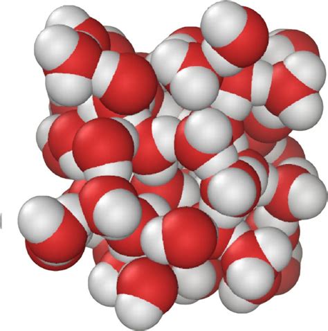 Liquid water molecules bond