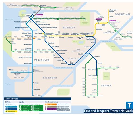 Vancouver SkyTrain Map