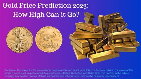 Expert Gold Price Prediction for 2023: What to Expect? #goldpriceprediction - YouTube