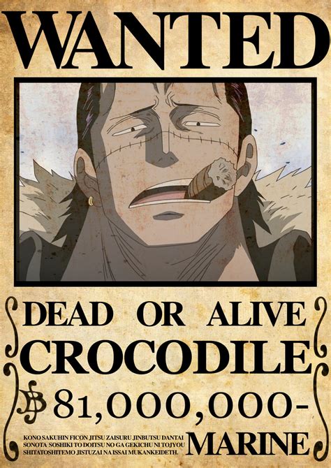 Crocodile Wanted Poster by Ursus-Shock on DeviantArt