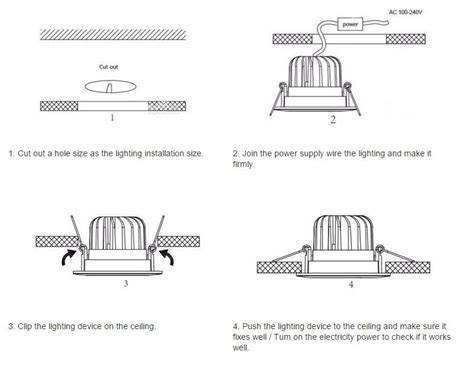 High Quality Recessed Square Adjustable LED COB Ceiling Downlight 15W ...