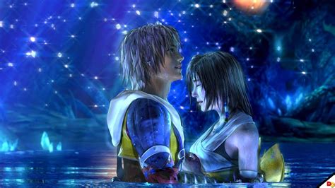 Final Fantasy X HD Remaster - Yuna and Tidus Kiss, Lake Macalania - YouTube