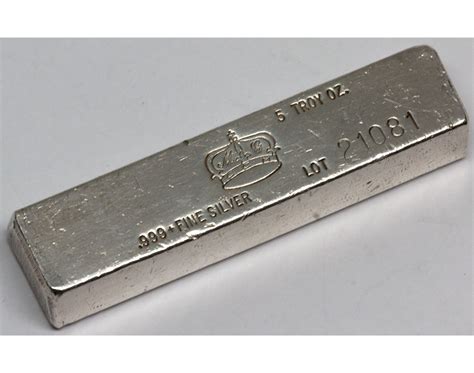 California Crown Mint Silver Ingot