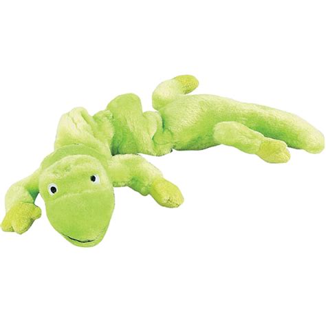 16" PetEdge Zanies Bungee Gecko Neon Green Dog Toy - Gebo's