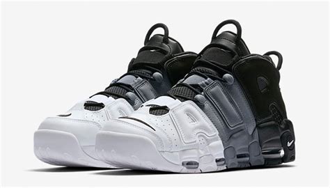 Now Available - Nike Air More Uptempo 96 Black Grey White - Soleracks