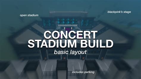 Concert Stadium SpeedBuild | Bloxburg (Basic Layout) - YouTube