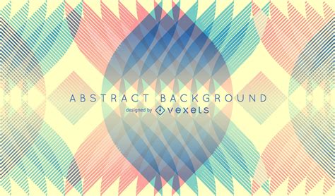 Retro Background With Geometrical Shapes Vector Download