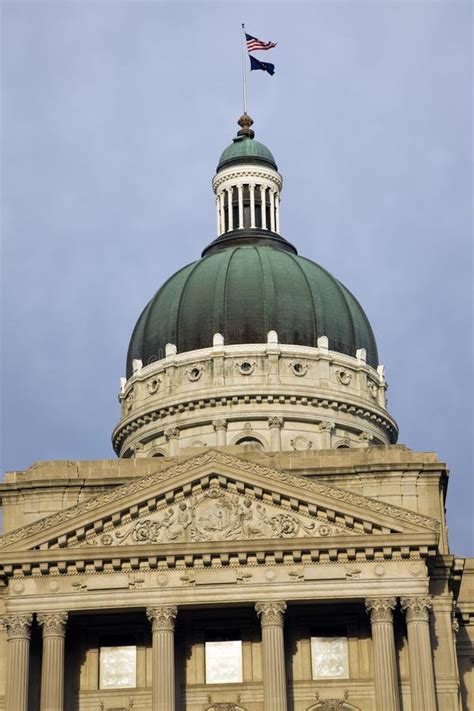 Indianapolis, Indiana - State Capitol Stock Photo - Image of travel ...