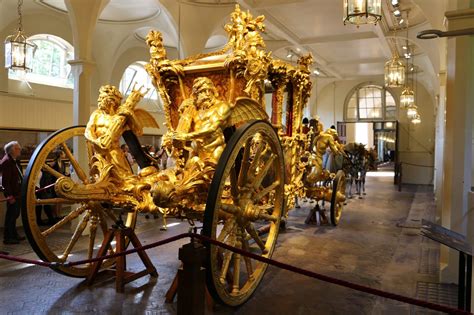 Regency History: The Gold State Coach at the Royal Mews, Buckingham Palace