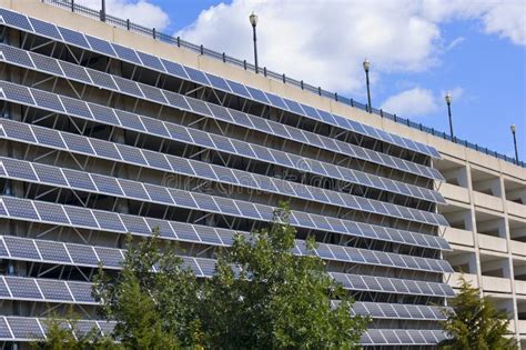 Solar Panels on Parking Garage Stock Image - Image of building, energy: 26920619