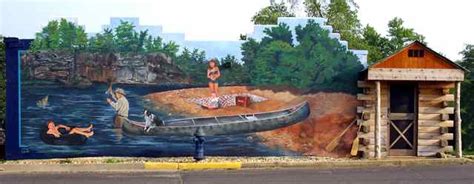 River Mural Cuba, Missouri - Cuba, MO - Route 66 Mural CityCuba, MO ...