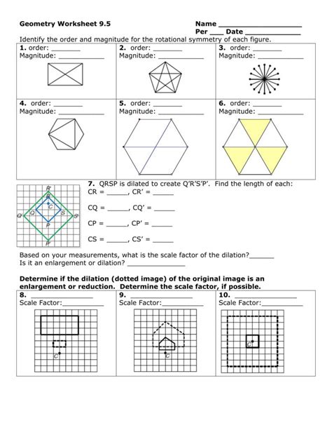 Geometry Worksheet 9 — db-excel.com