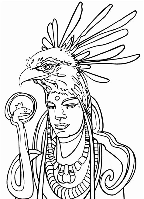 Shaman of he Feathered Serpent | Feathered serpent, Linework, Shaman