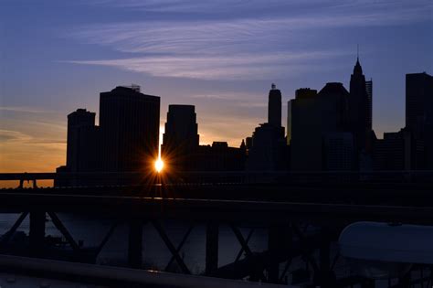 Sunset from Brooklyn Bridge Free Photo Download | FreeImages