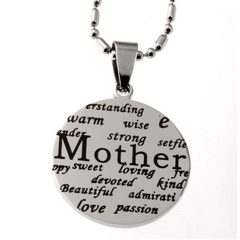 R.H. Jewelry - Mother's Day Jewelry Pendant, Fine Stainless Steel ...