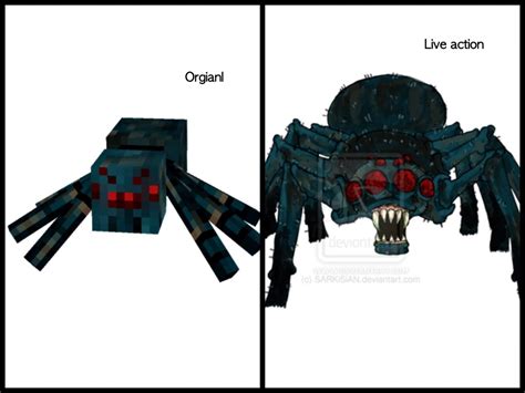 Minecraft cave spider by Mydaughter on DeviantArt