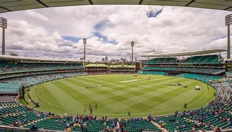 Sydney Cricket Ground Seating Chart with Rows and Seat Numbers 2024