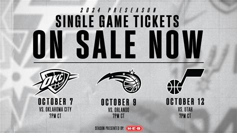 San Antonio Spurs Announce 2024-25 Preseason Game Schedule | NBA.com