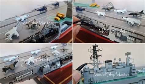 HMS Hermes aircraft carrier model