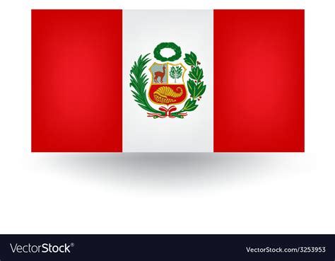 Peru Flag Royalty Free Vector Image - VectorStock