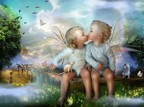 children, Child, Baby, Cute, Fantasy, Magic, Magical, Bokeh, Mood, Fairy, Wings, Love Wallpapers ...