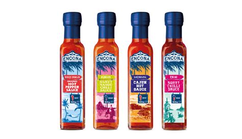 Reach - Encona Sauces Packaging Design