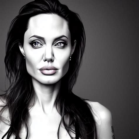 Angelina Jolie young as a streeper. high definition, symmetrical ...