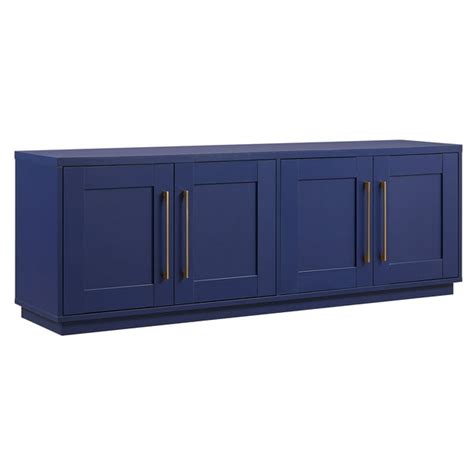 Evelyn&Zoe Transitional 68" Wide Dark Blue TV Stand - Walmart.com