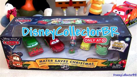 Mater Saves Christmas 5-pack Disney Cars Diecast Target Pixar Holiday Storytellers - video ...