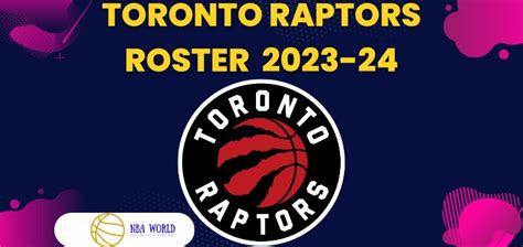 Raptors roster 2023-24