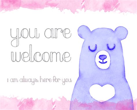 Sweet, ’You Are Welcome’, Ecard. Free You are Welcome eCards | 123 Greetings