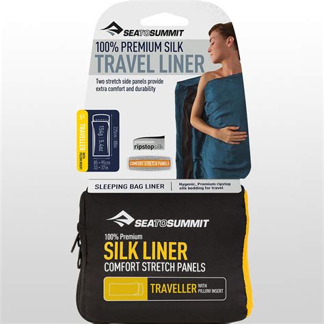 Sea To Summit 100% Premium Silk Sleeping Bag Liner - Hike & Camp