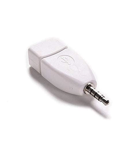 Buy Blacell USB Female to 3.5mm Jack Male Audio Converter Adapter (White) Online at ...