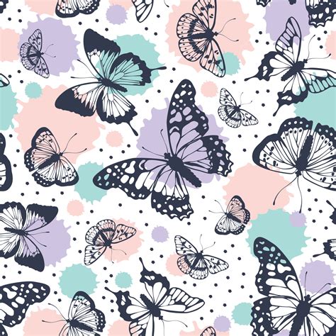 Butterfly Pattern Vector Art, Icons, and Graphics for Free Download