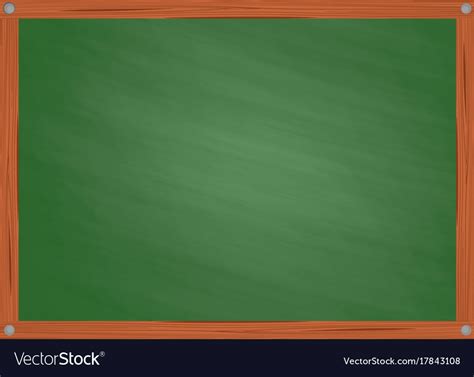 School green board in cartoon style Royalty Free Vector