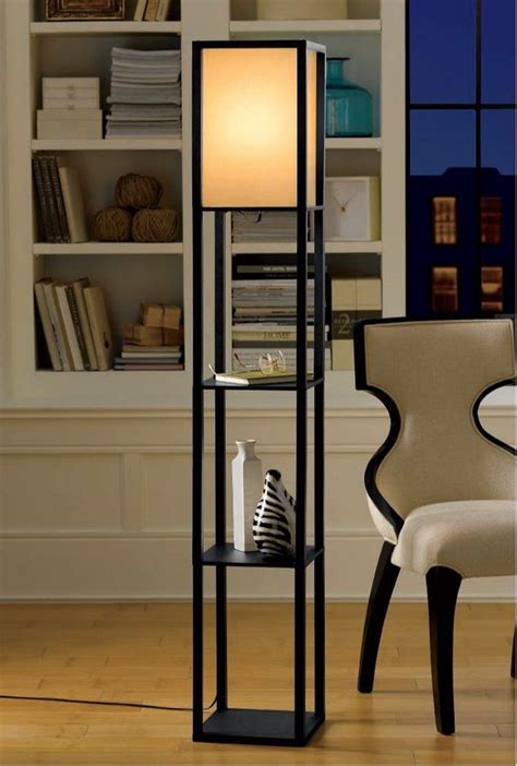 Floor Lamp With Shelves Uk : Lite source vidal floor lamp with shelves ...