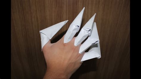 How to Make a Paper Claws - YouTube