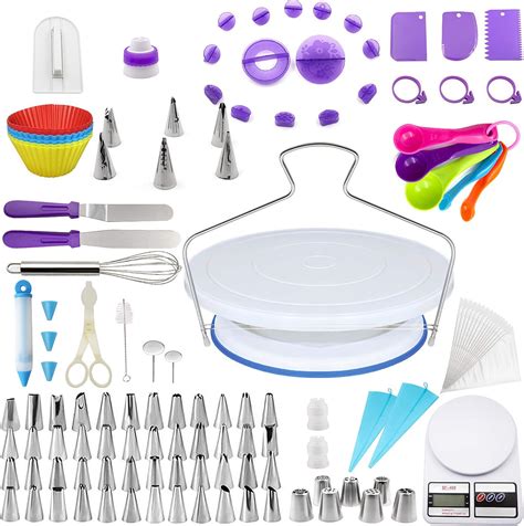 143 pcs Cake Decorating Set, Hightingale Professional Cake Decorating ...