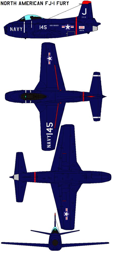 North American FJ-1 Fury by bagera3005 on DeviantArt