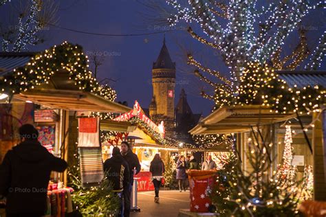 Luxembourg city Christmas Market – Stock Images Luxembourg