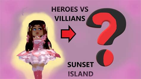 HEROES VS VILLAIN!!! SUNSET ISLAND THEME!! OUTFIT IDEAS! | ROYALE HIGH ...