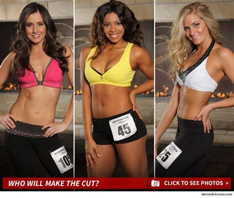 Denver Broncos Cheerleaders -- FINALISTS REVEALED ... Team Must Cut 31 ...