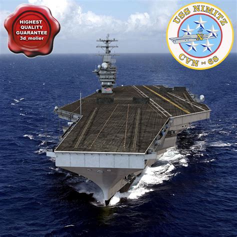 3d nimitz carrier modelled