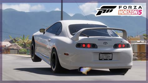 Forza Horizon 5 | 1600hp Toyota Supra DRAG BUILD - YouTube