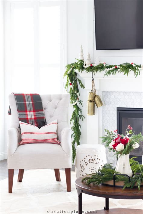 Cozy Christmas Living Room Ideas - On Sutton Place