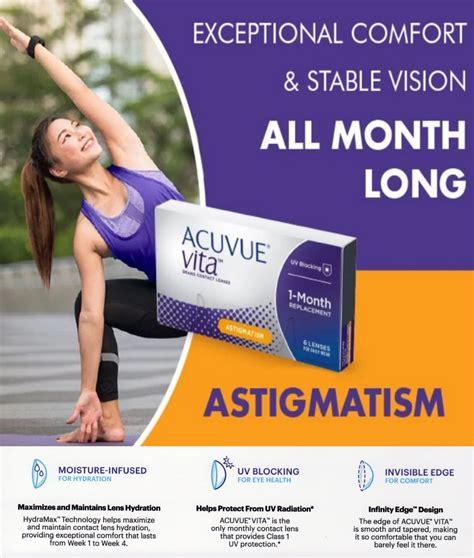 ACUVUE VITA for ASTIGMATISM contact lenses