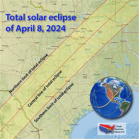 April 19 Eclipse 2024 Path - Legra Natalee