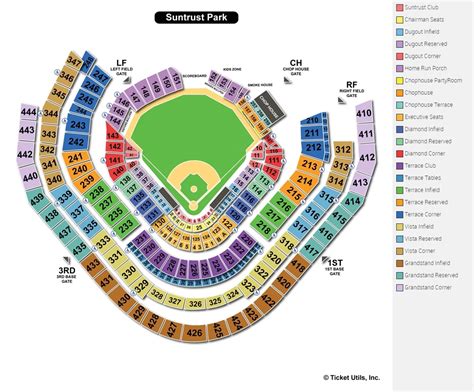 SunTrust Park, Atlanta GA | Seating Chart View